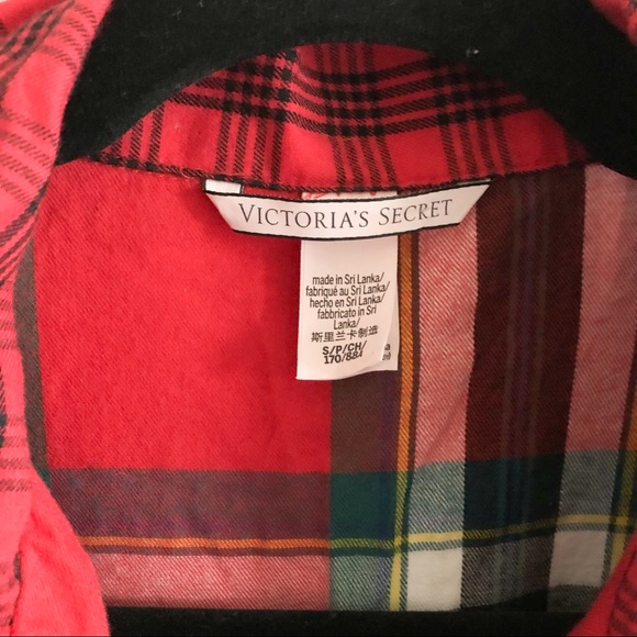 VICTORIAS SECRET plaid flannel dream romper small - Picture 4 of 9